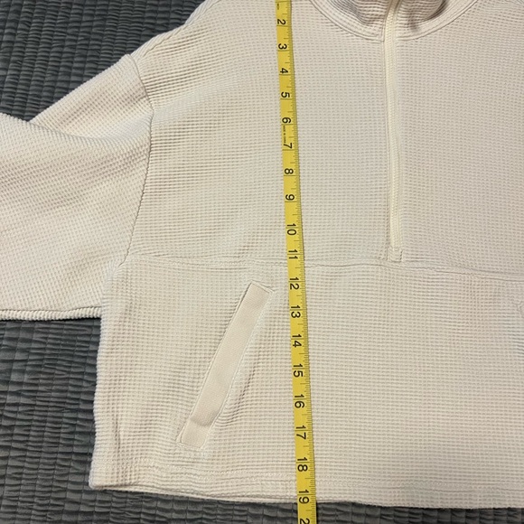 Athleta Tranquil Waffle 1/2 Zip Swaetshirt - Picture 7 of 8